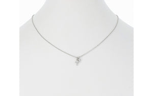 Cross and Stud Necklace