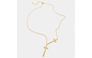 Two Cross Necklace