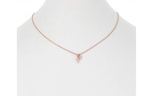 Cross and Stud Necklace